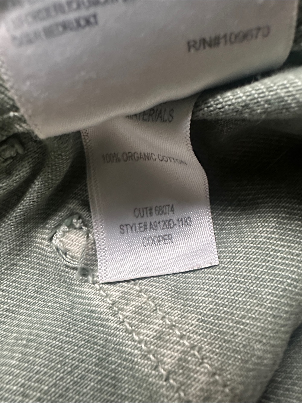 Agolde Olive Green Straight-Leg Carpenter Jeans - Picture 5 of 6
